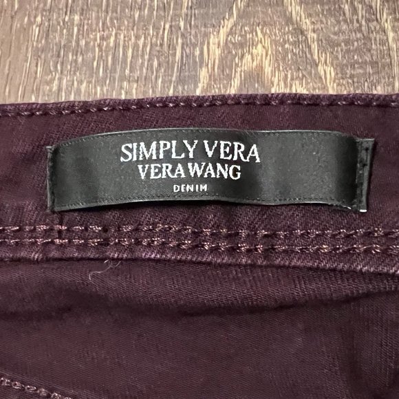 Simply Vera Vera Wang Mid Rise Skinny Jeans – Size 10 - Picture 12 of 14